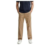 SELECTED HOMME Slhloose-Salford 220 Flex Pants W Noos Pantalones, Chinchilla, 33W x 32L para Hombre