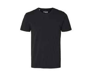 Selected Homme NOS Hombre 16073457 Camiseta Not Applicable, Negro (Black Black), Large
