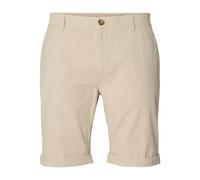 Selected Homme - Pantalones Cortos de algodón elástico para Hombre, Pure Cashmere, M