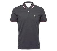 SELECTED HOMME Polo para Hombre de Corte Regular, Asfalto, M