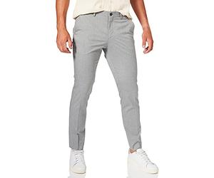 SELECTED HOMME Shdnewone-mylologan1 Light Grey TRS Noos, Pantalones de Traje Hombre, Gris (Light Melange), 46