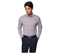 SELECTED HOMME Shdonenew-Mark Shirt LS Noos Camisa, Multicolor (Bright White Checks:Red/Navy/White), Large para Hombre