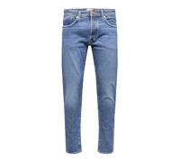SELECTED HOMME SLH172-SLIMTAPE Toby 3070 M.B JNS W Noos Pantalones Vaqueros Elasticos, Medium Blue Denim, 30W x 34L para Hombre