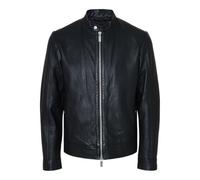 SELECTED HOMME Slharchive Classic Jkt W Noos-Reloj de Pulsera de Piel Chaqueta, Negro, M para Hombre