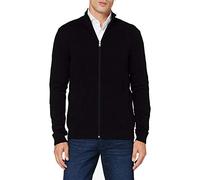 SELECTED HOMME Slhberg-Cárdigan B Noos con Cremallera Completa Sudadera, Negro (Black), S para Hombre