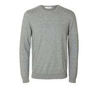 SELECTED HOMME Slhberg Crew Neck Noos Suéter pulóver, Gris Claro, L para Hombre
