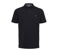 SELECTED HOMME Slhdante SS Polo W Noos Camiseta, Negro, XL para Hombre