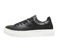 SELECTED HOMME Slhdavid Chunky Leather Trainer B Noos, Botas Hombre, Negro, 45 EU