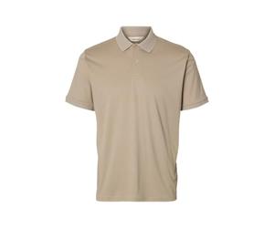 SELECTED HOMME Slhfave Button SS Polo Noos, Avena, M