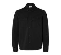 SELECTED HOMME Slhjackie W Noos-Sudadera Chaqueta, Negro, M para Hombre