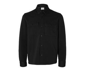 SELECTED HOMME Slhjackie W Noos-Sudadera Chaqueta, Negro, M para Hombre