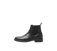 Selected Homme Slhjoseph Leather Chelsea Boot Noos, Botas de Piel Hombre, Negro, 45 EU