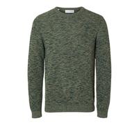 SELECTED HOMME Slhvince LS Knit Bubble Crew Neck Noos Suéter pulóver, Rain Forest, M para Hombre