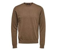 SELECTED HOMME Jersey 'SLHBerg' beige oscuro, Talla XL