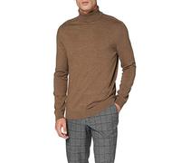 Selected Homme Sudadera Slhberg con Cuello Redondo B Noos para Hombre, Teca, M