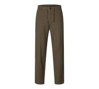 Selected Homme Trousers Slim Tapered Linen Blend Forest Night XXL Forest Night XXL