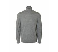 SELECTED Jersey de cuello alto SLHTRAY gris | S