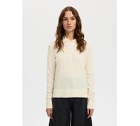 SELECTED Jersey 'SLFThea' blanco lana XS blanco lana