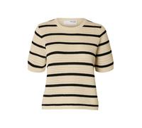 SELECTED Jersey 'SLFVINNA' beige / negro XL beige / negro
