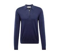 Selected Homme Slhberg ls Half Zip Polo Noos M Azul
