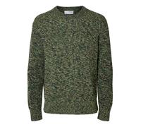 SELECTED Jersey 'SLHTilum' beige / azul noche / verde S beige / azul noche / verde