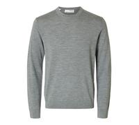 SELETED HOMME SLHTRAY LS Knit Merino Crew Neck Noos, Color Gris., XL