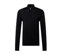 SELETED HOMME SLHTRAY LS Knit Merino Media Zip Noos, Negro, M