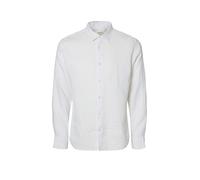 SELECTED Leinenhemd SLHREGKYLIAN-LINEN blanco | L