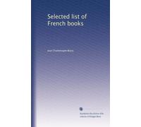 Selected list of French books