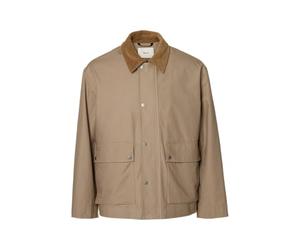 SELECTED MEN Hombre Slhkyle Cotton JKT Noos Weathered Teca, M, Teca Weathered, M