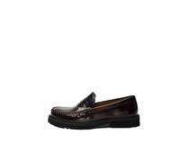 SELECTED MEN Mocasines para Hombre Slhhugo Leather Plain Penny Mocasines, Demitasse, 41 EU, Demitasse, 41 EU