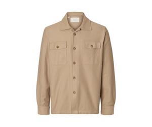 SELECTED MEN Slholiver Sweat Overshirt Noos, Savannah Tan, XL para Hombre