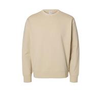 SELECTED MEN Slhrelaxluke LS Sweat Crew Neck, Avena, XXL