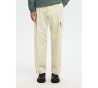 SELECTED Pantalón cargo ecru 34x32 ecru