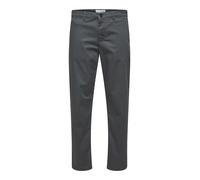 SELECTED Pantalón chino 'New Miles' gris basalto 32x34 gris basalto