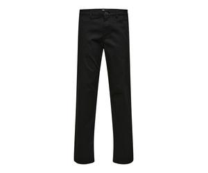 SELECTED Pantalón chino 'New Miles' negro 29x32 negro