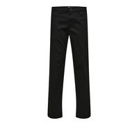 SELETED HOMME Slhstraight-New Miles 196 Flex Pants W N Chino, Negro, 34W x 34L para Hombre
