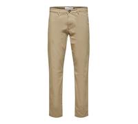 SELECTED HOMME Pantalón chino 'SLHMiles Flex' beige, Talla 34
