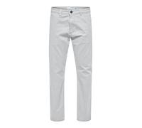 SELECTED Pantalón chino 'SLHMiles Flex' gris claro 31x34 gris claro
