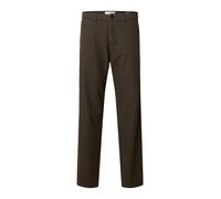 SELECTED Pantalón chino 'SLHMILES' marrón oscuro 32x32 marrón oscuro