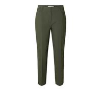 SELECTED Pantalón de pinzas 'SLFRITA-RIA' verde oscuro 36 verde oscuro