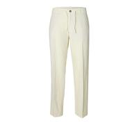 SELECTED Pantalón de pinzas 'SLH196-STRAIGHT LEROY' blanco 50-52 blanco