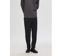 SELECTED Pantalón de pinzas 'SLHLEROY' negro 52-54 negro