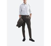Selected Pantalón de traje de hombre Slim Fit. Marrón 52