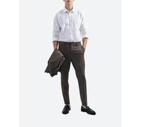 Selected Pantalón de traje de hombre Slim Fit. Marrón 56