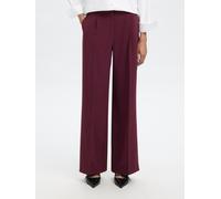 SELECTED Pantalón plisado rojo vino 42x32 rojo vino