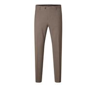 SELECTED Pantalón plisado 'SLH-Theo' marrón oscuro 46 marrón oscuro