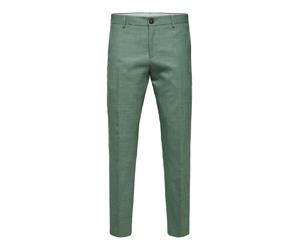 SELECTED Pantalón plisado 'SLHOasis' verde moteado 50 verde moteado