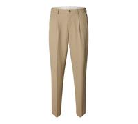 SELECTED Pantalón plisado 'SLMFINN FLEX' greige 50-52 EUR