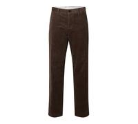 SELECTED Pantalón 'SLM196-STRAIGHT LUKE' marrón oscuro 32x32 EUR
